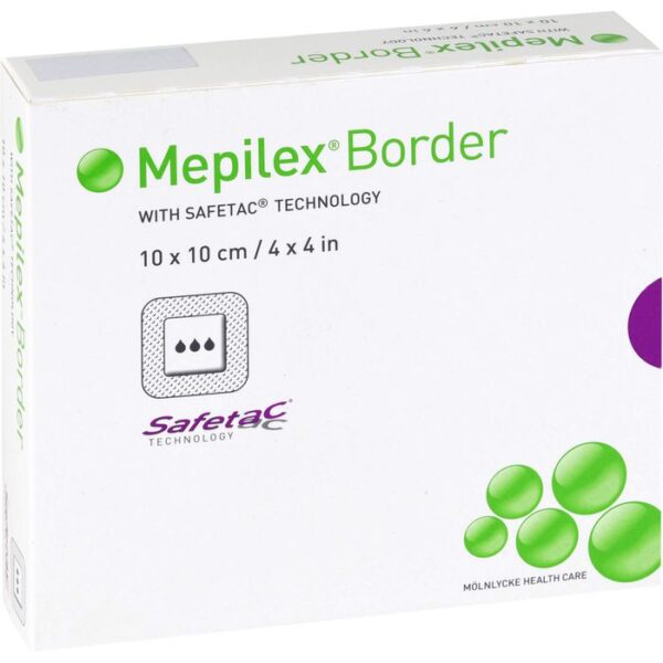 MEPILEX Border Schaumverband 10x10 cm 10 St.