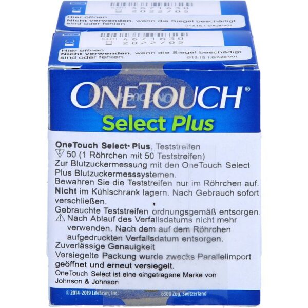 ONE TOUCH Select Plus Blutzucker Teststreifen 100 St.