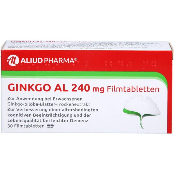 GINKGO AL 240 mg Filmtabletten 30 St.