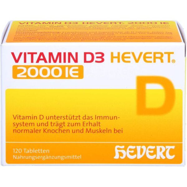 VITAMIN D3 HEVERT 2.000 I.E. Tabletten 120 St.