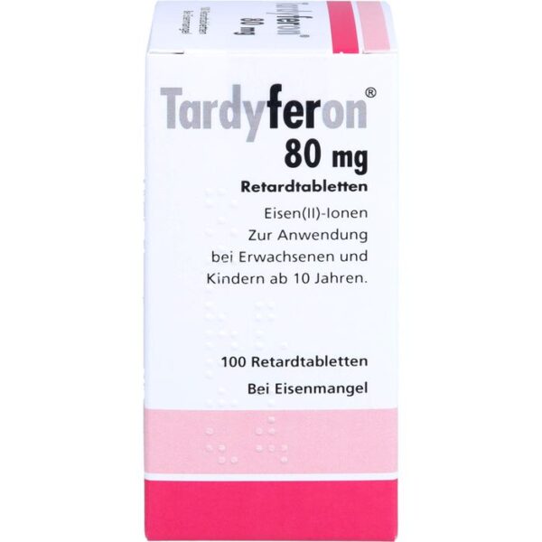 TARDYFERON Depot-Eisen(II)-sulfat 80 mg Retardtab. 100 St.