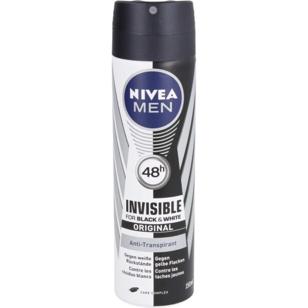 NIVEA MEN Deo Spray invisible black & white power 150 ml