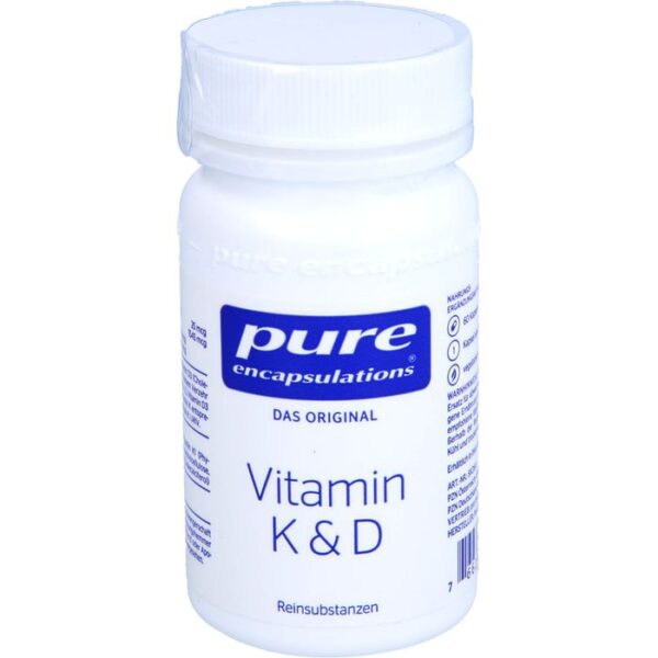 PURE ENCAPSULATIONS Vitamin K & D Kapseln 60 St.