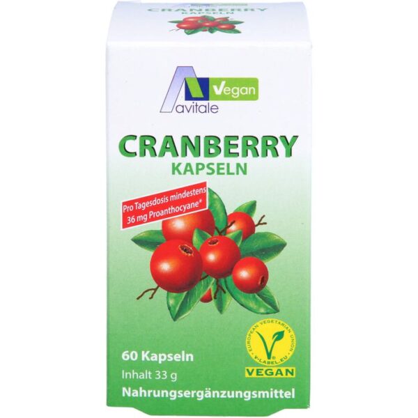 CRANBERRY VEGAN Kapseln 400 mg 60 St.