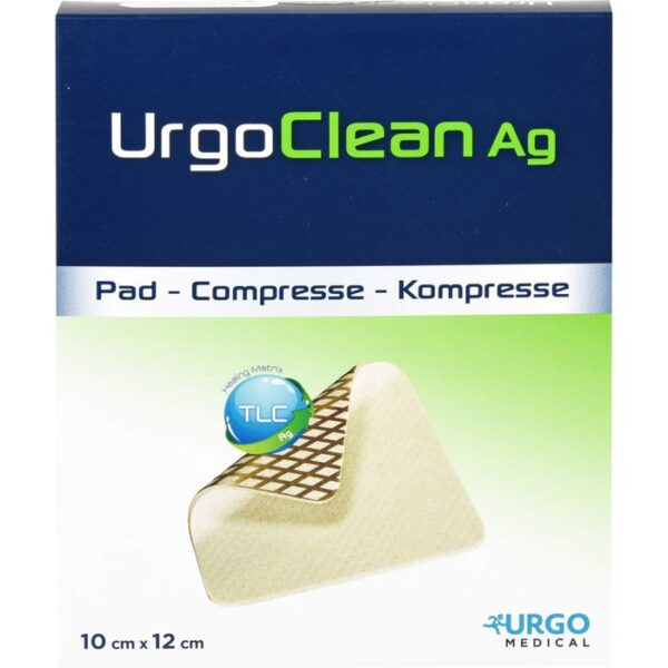 URGOCLEAN Ag Kompressen 10x12 cm steril 10 St.