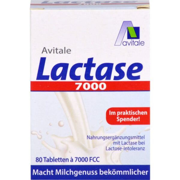 LACTASE 7.000 FCC Tabletten im Spender 80 St.