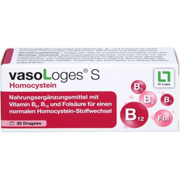 VASOLOGES S Homocystein Dragees 30 St.