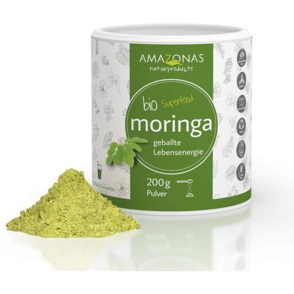 MORINGA 100% Bio Pulver pur 200 g