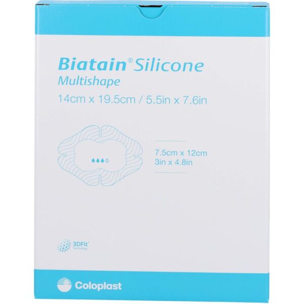 BIATAIN Silicone Schaumverb.Multishape 14x19,5 cm 5 St.