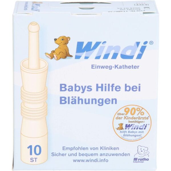 WINDI Babys Blähungshilfe Katheter 10 St.