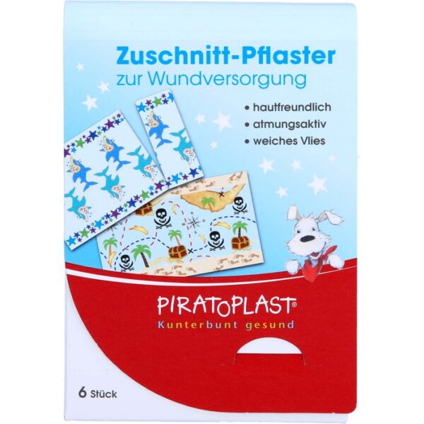 PIRATOPLAST Jungen Pflasterzuschnitt 6x10 cm 6 St.