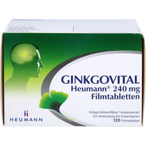 GINKGOVITAL Heumann 240 mg Filmtabletten 120 St.