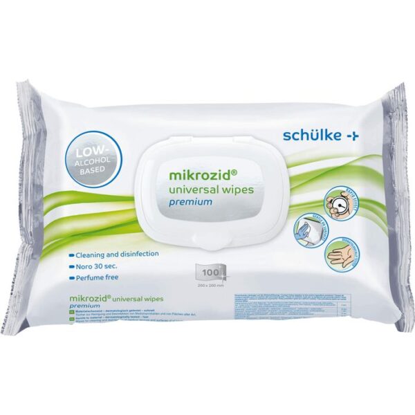 MIKROZID universal wipes premium 100 St Flächendes 1 St.