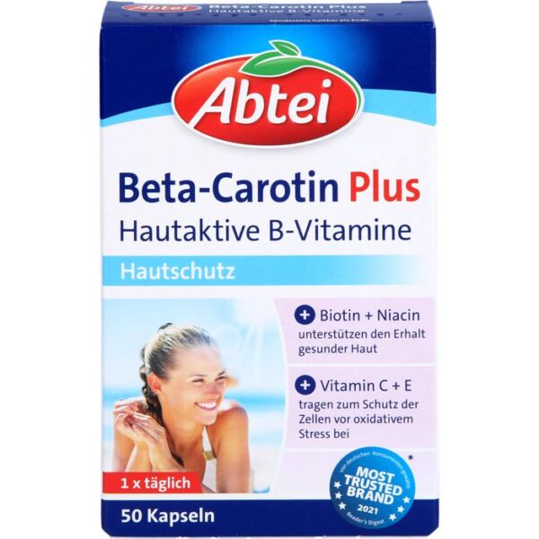 ABTEI Beta-Carotin Plus Hautaktive B-Vitamine Kps. 50 St.