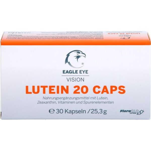 EAGLE EYE Lutein 20 Vision Caps 30 St.