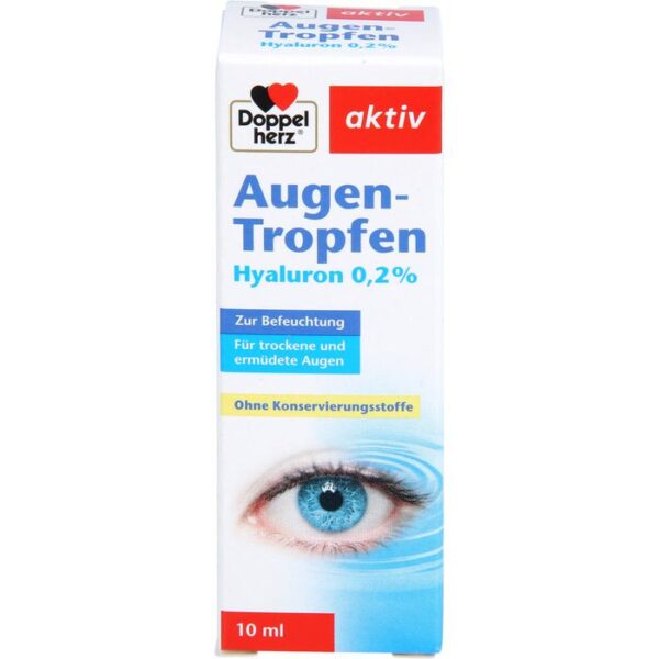 DOPPELHERZ Augen-Tropfen Hyaluron 0,2% 10 ml