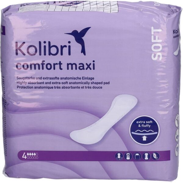 KOLIBRI comfort Einlagen anatomisch maxi 28 St.