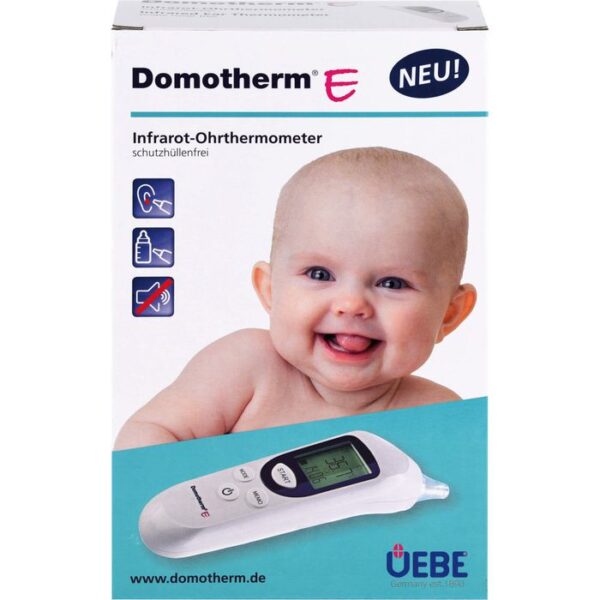 DOMOTHERM E Infrarot-Ohrthermometer schutzhül.frei 1 St.