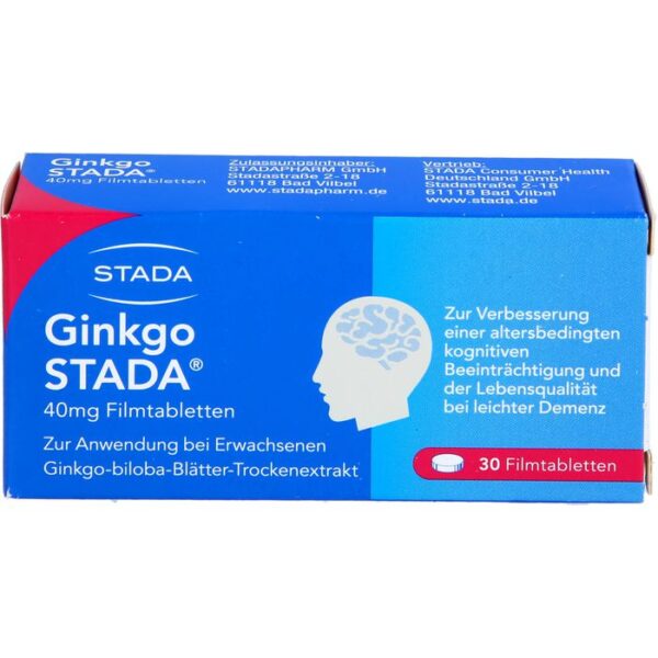 GINKGO STADA 40 mg Filmtabletten 30 St.