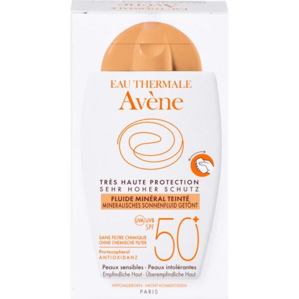 AVENE Mineralisches Sonnenfluid SPF 50+ getönt 40 ml