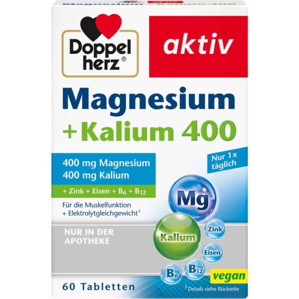 DOPPELHERZ Magnesium+Kalium Tabletten 60 St.