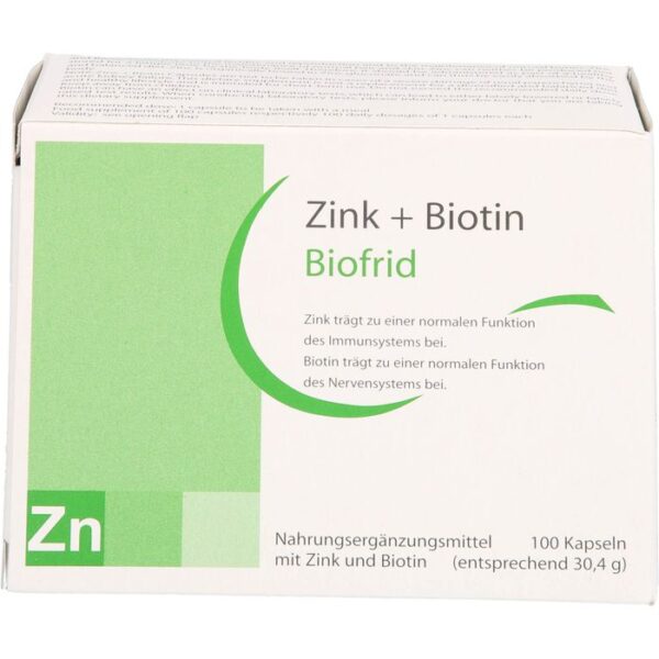 ZINK+BIOTIN Kapseln 100 St.