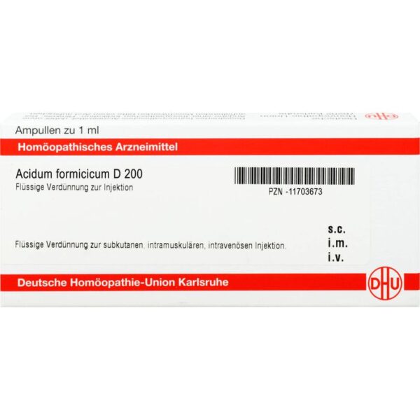 ACIDUM FORMICICUM D 200 Ampullen 8 ml