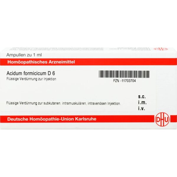 ACIDUM FORMICICUM D 6 Ampullen 8 ml