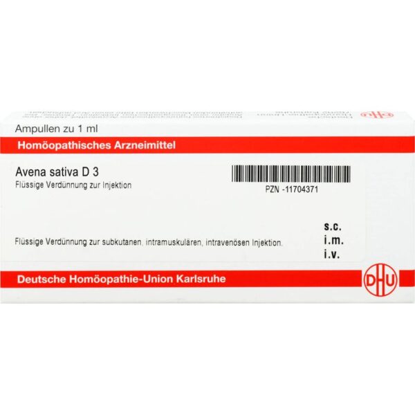 AVENA SATIVA D 3 Ampullen 8 ml