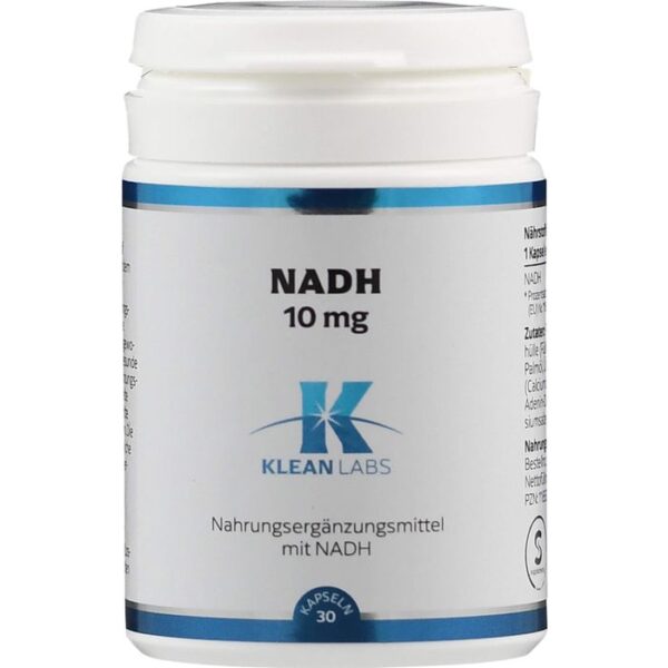 NADH 10 mg stabilisiert Kapseln 30 St.