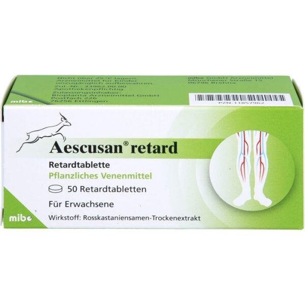 AESCUSAN retard Retardtabletten 50 St.