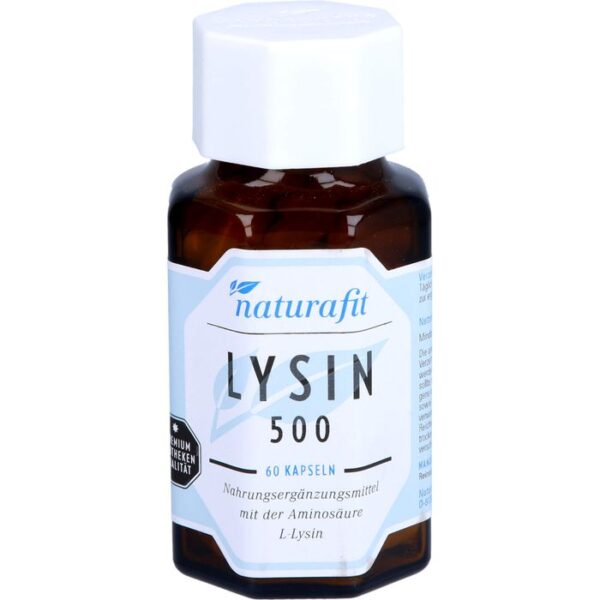 NATURAFIT Lysin 500 Kapseln 60 St.