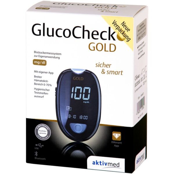 GLUCOCHECK GOLD Blutzuckermessgerät Set mg/dl 1 St.