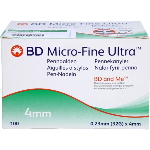 BD MICRO-FINE ULTRA Pentapoint Pen-Nadeln 0,23x4mm 100 St.