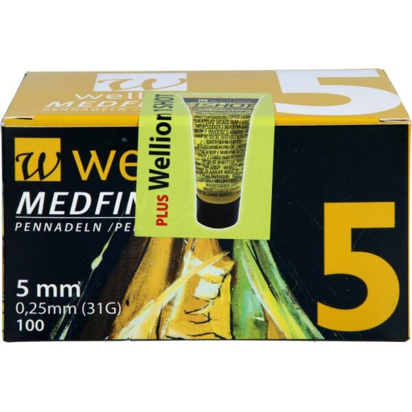 WELLION MEDFINE plus Pen-Nadeln 5 mm 100 St.