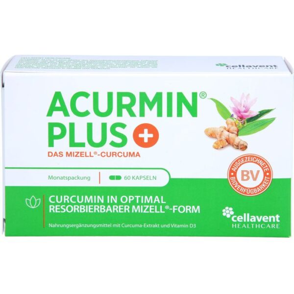 ACURMIN Plus Das Mizell-Curcuma Weichkapseln 60 St.