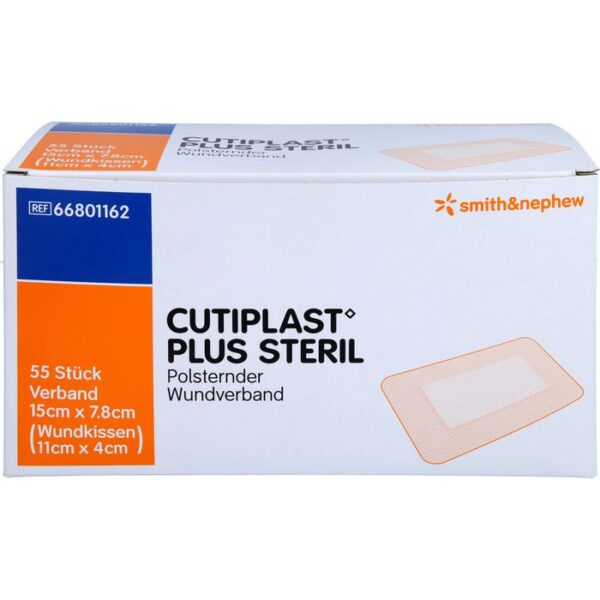 CUTIPLAST Plus steril 7,8x15 cm Verband 55 St.