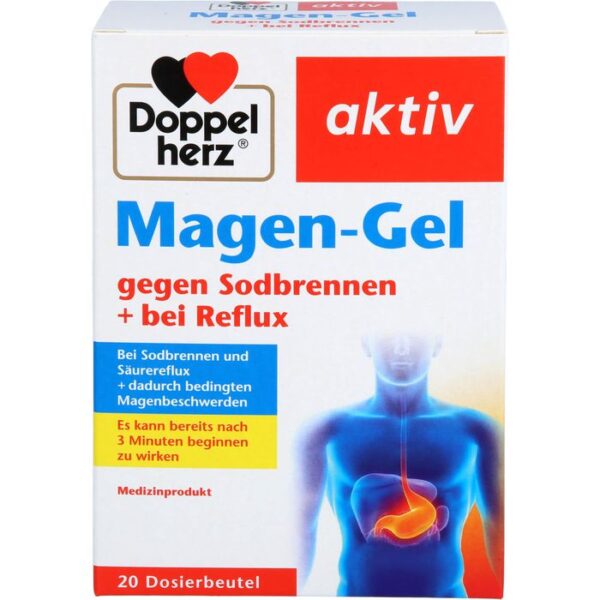 DOPPELHERZ Magen-Gel gegen Sodbrennen+bei Reflux 20 St.