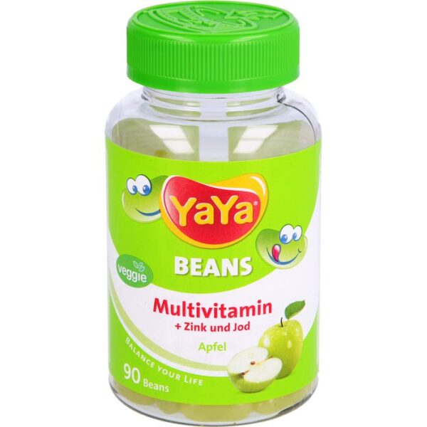 YAYA BEANS Apfel Zink und Jod Kaudragees 90 St.