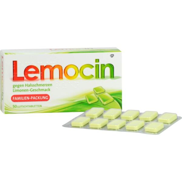 LEMOCIN gegen Halsschmerzen Lutschtabletten 50 St.