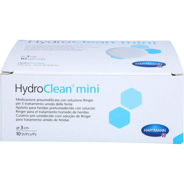 HYDROCLEAN mini Kompressen 3 cm rund steril 10 St.