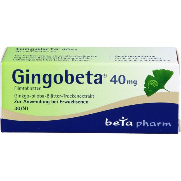 GINGOBETA 40 mg Filmtabletten 30 St.