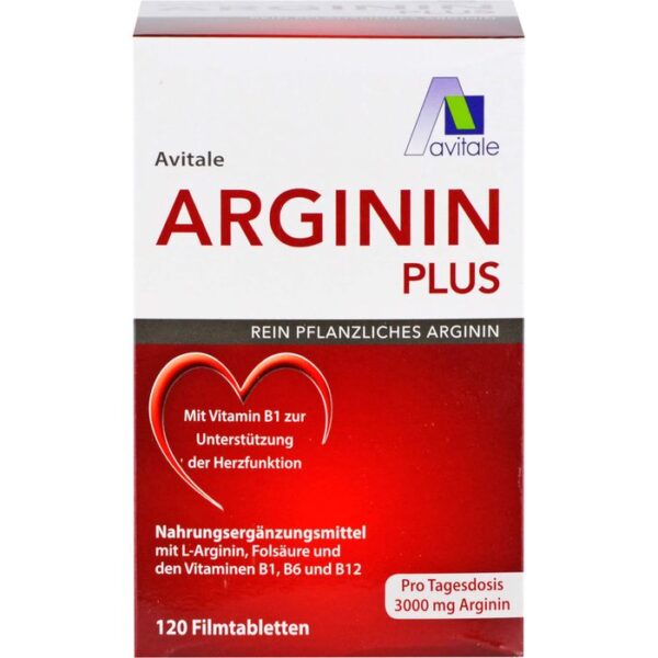 ARGININ PLUS Vitamin B1+B6+B12+Folsäure Filmtabl. 120 St.