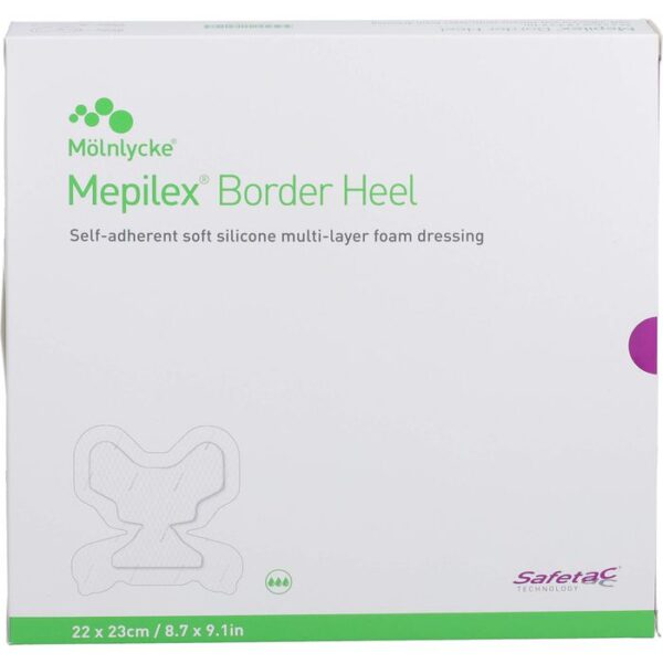 MEPILEX Border Heel Fersenverb.haft.22x23 cm ster. 10 St.