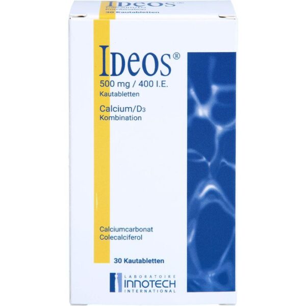 IDEOS 500 mg/400 I.E. Kautabletten 30 St.