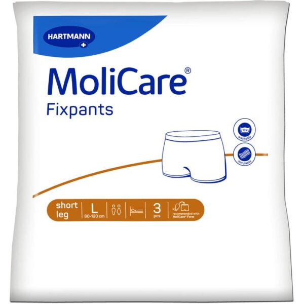 MOLICARE Fixpants short leg Gr.L 3 St.