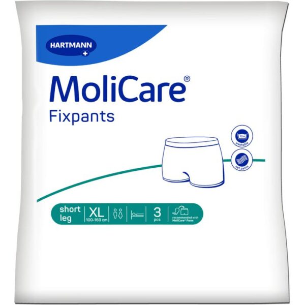 MOLICARE Fixpants short leg Gr.XL 3 St.