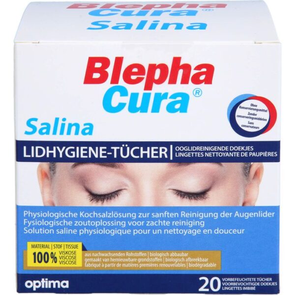 BLEPHACURA Salina Lidhygiene-Tücher 20 St.