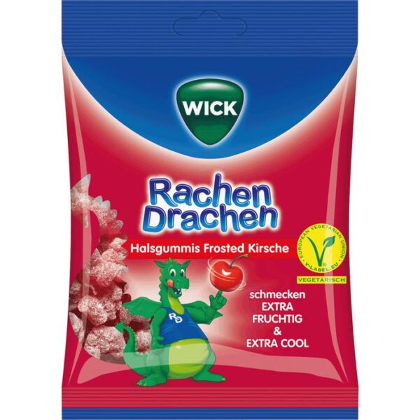 WICK RachenDrachen Halsgummis Kirsche 75 g