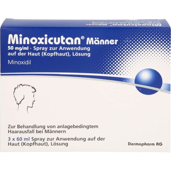 MINOXICUTAN Männer 50 mg/ml Spray 180 ml